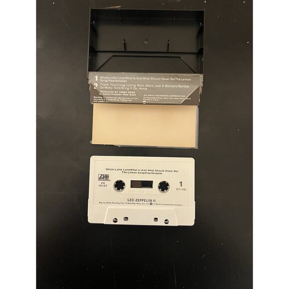 Led Zepplin II Cassette Tape Atlantic CS 19127 Good Sound - Picture 3 of 4